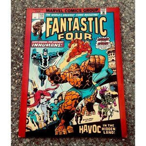 1975 Fantastic Four Portfolio Folder Marvel Comics Inhumans Cover Art
